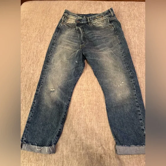 R13 crossover boyfriend jeans in Jasper - Picture 7 of 13